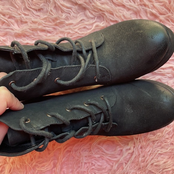 Mossimo Supply Co. Black Platform Ankle Booties - Picture 9 of 13